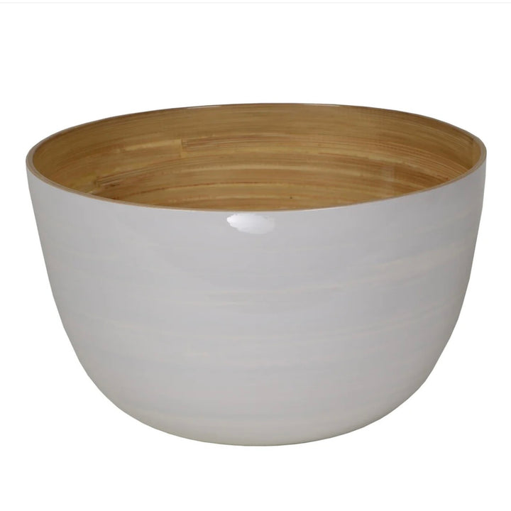 Bamboo Mixing Bowl | White