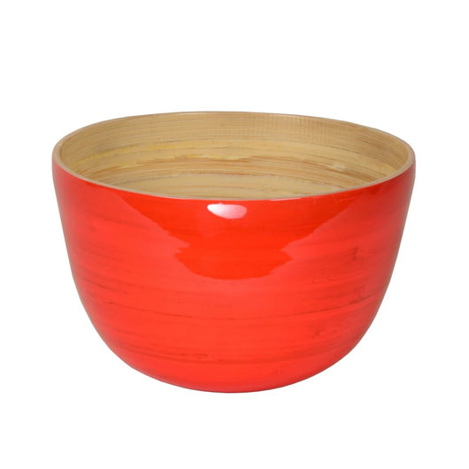 Bamboo Serving Bowl | Orange