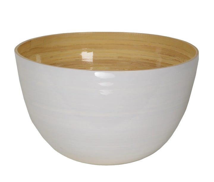 Bamboo Family Bowl | White