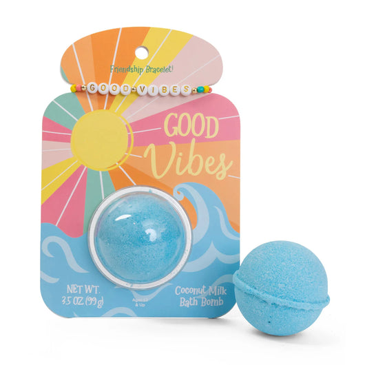 Bath Bomb + Bracelet | Good Vibes