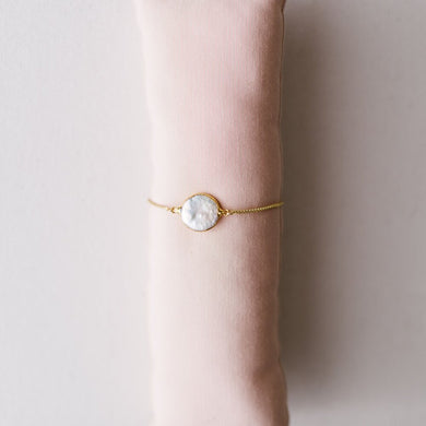 Grit & Grace Bolo Bracelet | Pearl