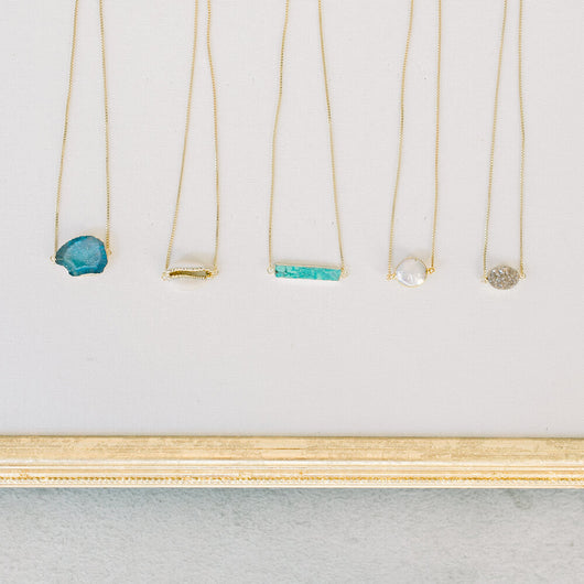 Grit & Grace Bolo Necklace | Druzy