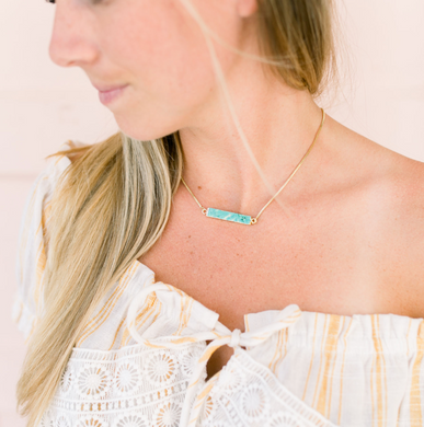 Grit & Grace Bolo Necklace | Turquoise
