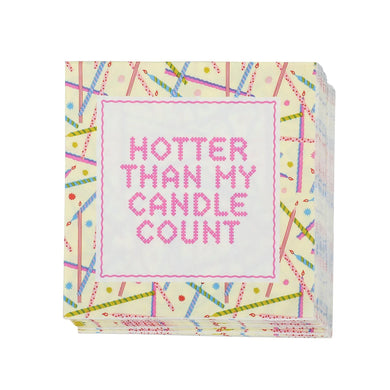Party Napkins • Hotter Than the Candle Count