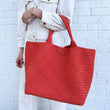 Parker Oversized Tote | Burnt Orange