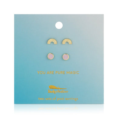 Magic Earring Set | Rainbow & Disc