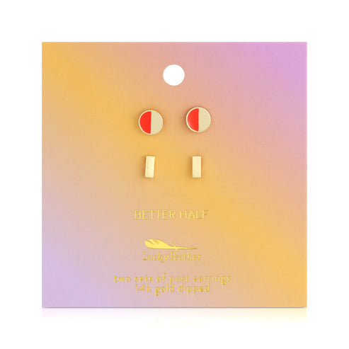 Better Half Circle + Bar Studs