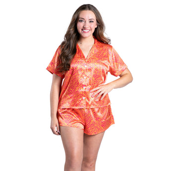 Satin Pajama Set | Born to be Wild