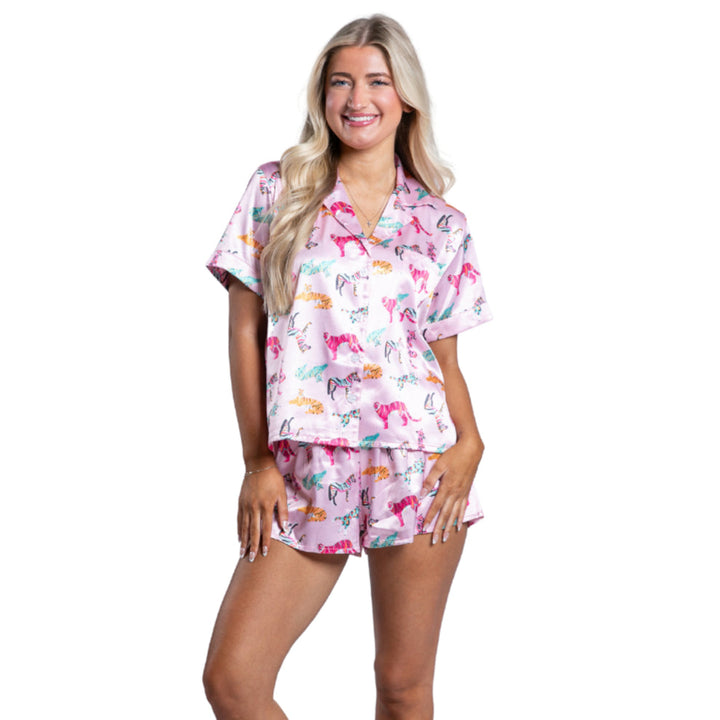 Satin Pajama Set | Roar