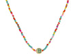 Kids Initially Colored Necklace