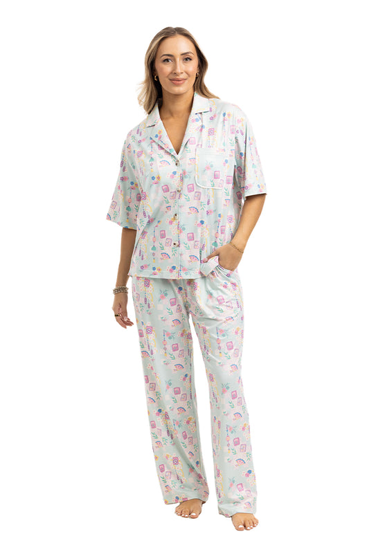 Mahjong Pieces Pajama Set