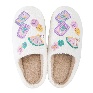 Fuzzy Slippers • Mahjong Pieces