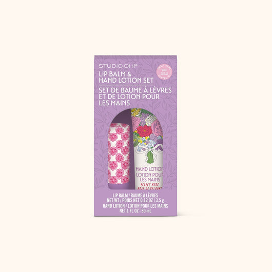 Lip Balm & Hand Lotion Set | Petite Rose