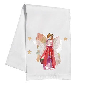 Angel of Glory Kitchen Towel | Red