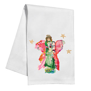 Angel of Glory Kitchen Towel | Green