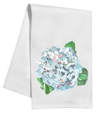 Kitchen Towel | Single Blue Hydrangea