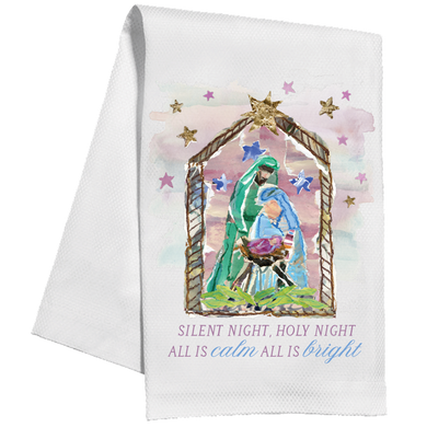 Holiday Kitchen Towel • Silent Night