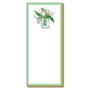 Luxe Pad | Green Tulips