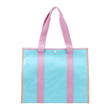 Colorblock Vinyl Tote