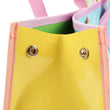 Colorblock Vinyl Tote