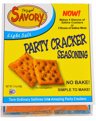 The Original Savory Party Cracker | Light Salt