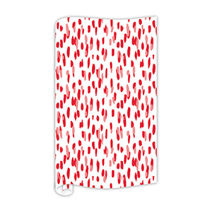 Holiday Gift Wrap | Red Clubhouse Dot