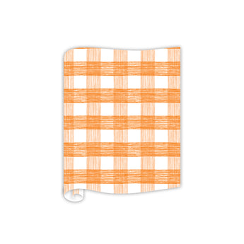 Table Runner | Orange Gingham