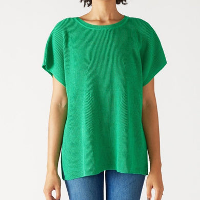 Camden Short Sleeve Sweater | Jade Green