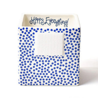 Small Nesting Cube | Indigo Small Dot