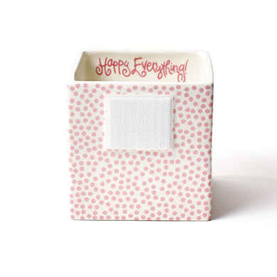Small Nesting Cube | Pink Small Dot
