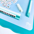 Mini Mahjong Mat | Blue