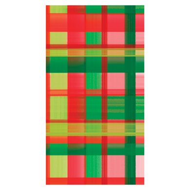 Holiday Plaid Dinner Napkins