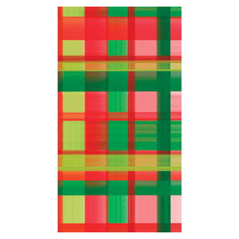 Holiday Plaid Dinner Napkins