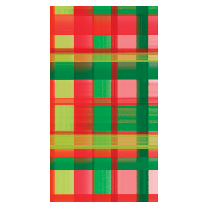 Holiday Plaid Dinner Napkins