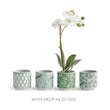 Imperial Mini Pot | Green Floral
