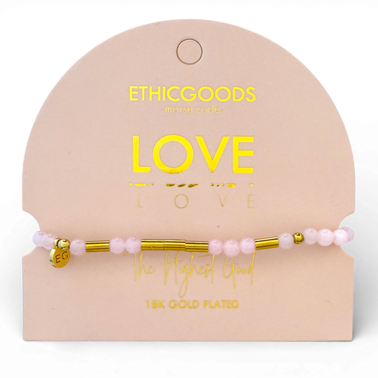 Love Bracelet • Gold and Stone