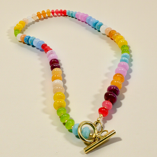 Bold Stone Necklace • Confetti Party