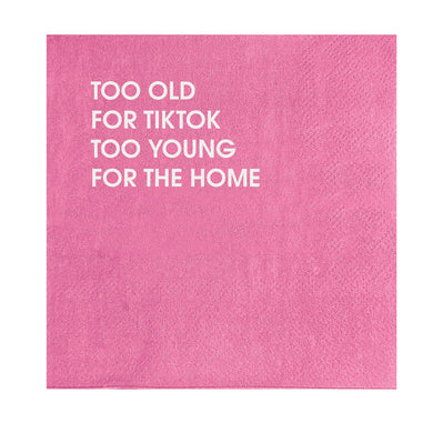 Too Old for TikTok Napkins