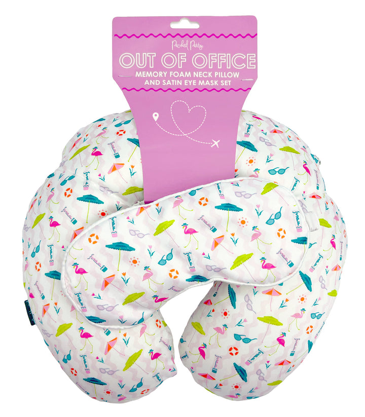 Out of Office | Neck Pillow + Sleep Mask