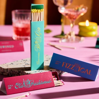 Rewined Cocktail Matchbox | Magenta