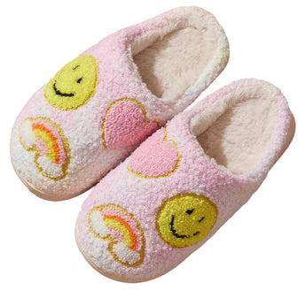 Pastel Rainbow Slippers