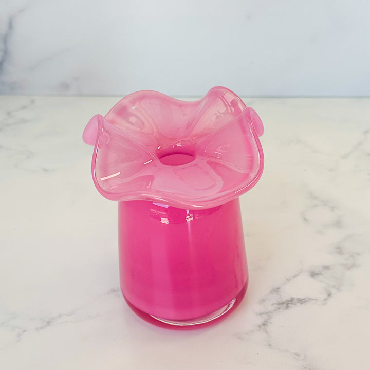 Ruffle Bud Vase | Pink