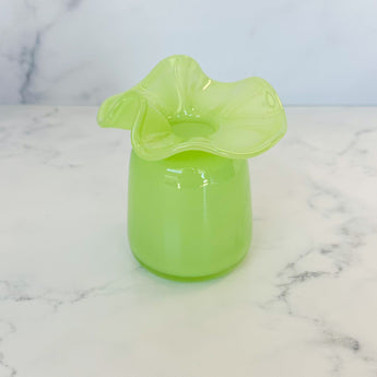 Ruffle Bud Vase | Light green