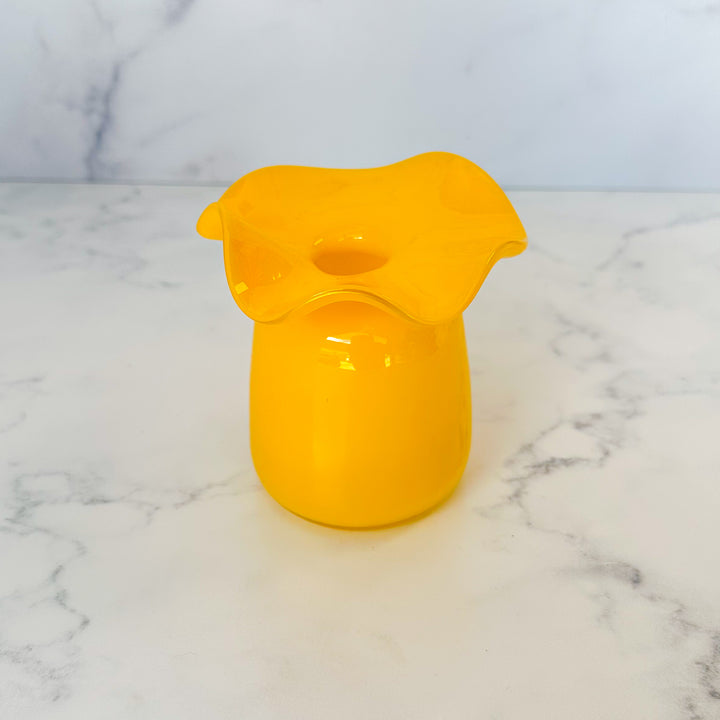 Ruffle Bud Vase | Yellow