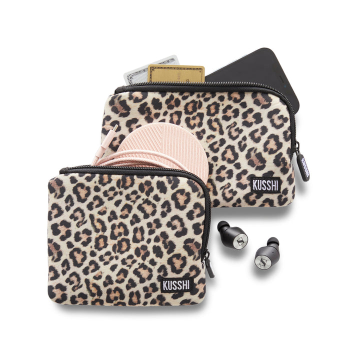 On the Go Pouch Set | Leopards