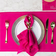 Cotton Dinner Napkins | Blush Crush