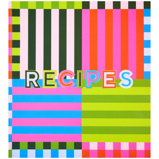 Bold Stripe Recipe Binder