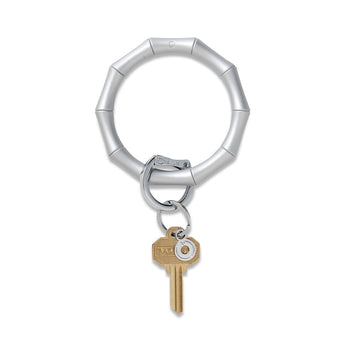 Silicone Bamboo Big O Keyring | Quicksilver