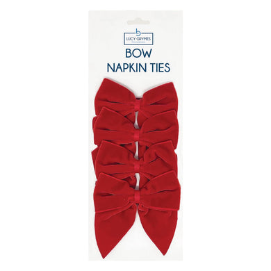 Bow Napkin Tie | Red