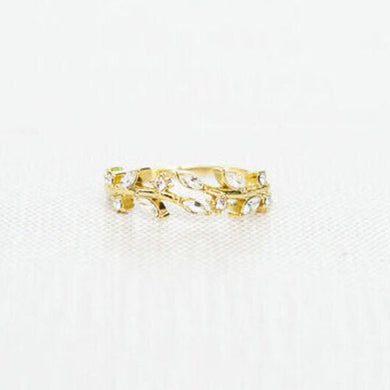 Layering Ring | Golden Laurel